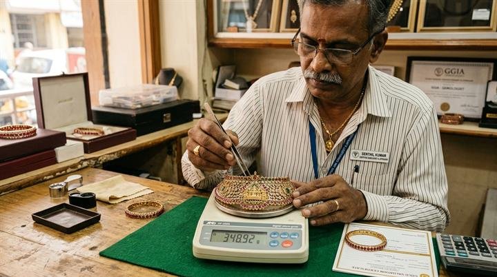 Why You Should Avoid Buying Stone-Embedded Gold Jewellery: The Hidden Impact on Weight and Value